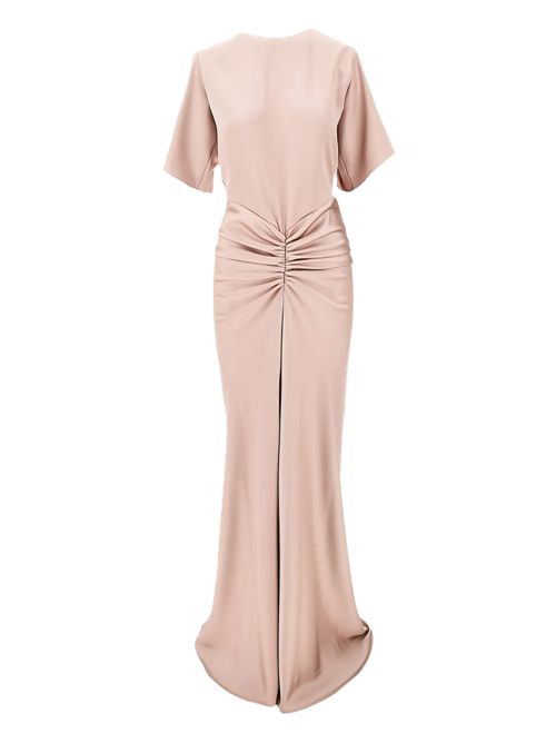 THE ANDAMANEAbito lungo Iris con ruches pesca THE ANDAMANE | TM190177ATNP229 - LIQUID SATINPEACH